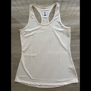 Womens FILA Small Fitness Tank Top Cream
